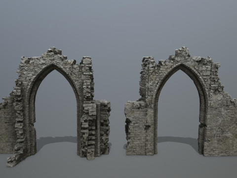 Old ruins Modèle 3D