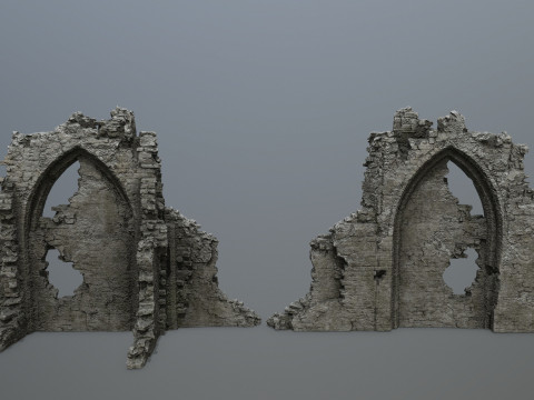Old ruins Modèle 3D