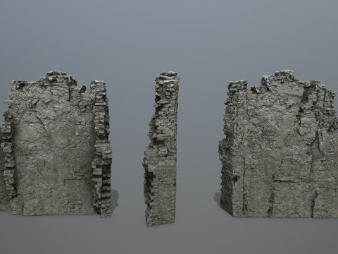 Old ruins Modèle 3D