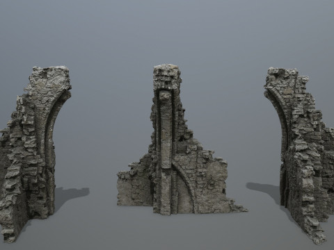Old ruins Modèle 3D