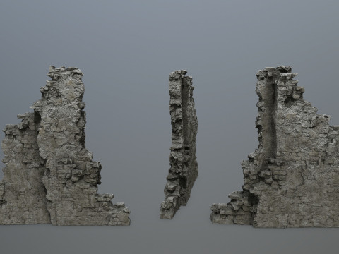 Old ruins Modèle 3D