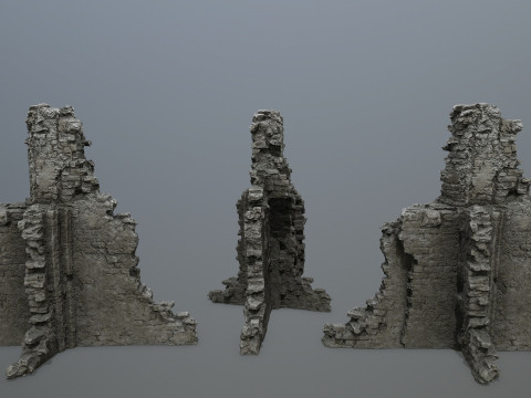 Old ruins Modèle 3D