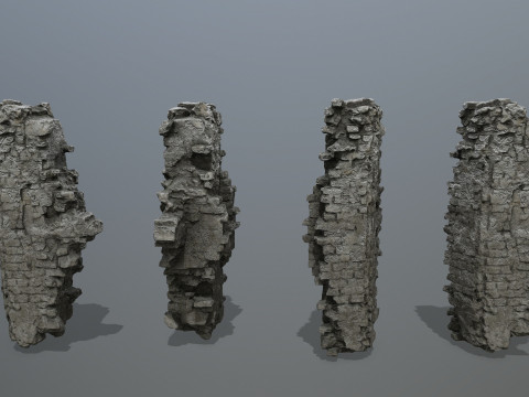 Old ruins Modèle 3D