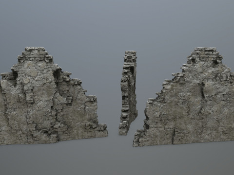 Old ruins Modèle 3D