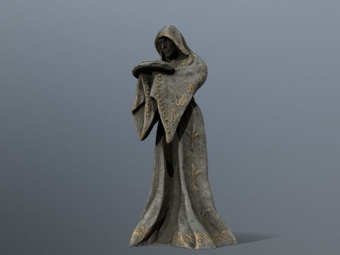 Woman Statue 3D Model