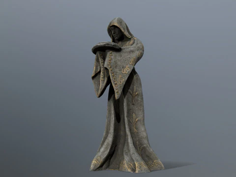 Woman Statue 3D Model