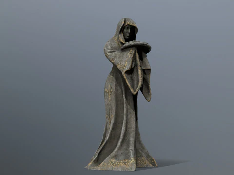 Woman Statue 3D Model