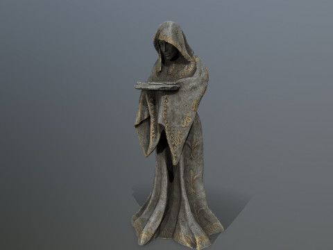 Woman Statue 3D Model