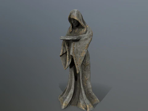 Woman Statue 3D Model
