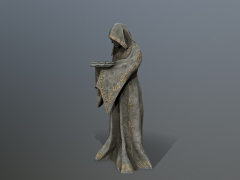 Woman Statue 3D Model