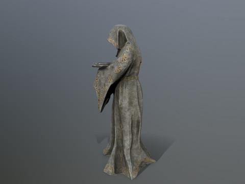 Woman Statue 3D Model