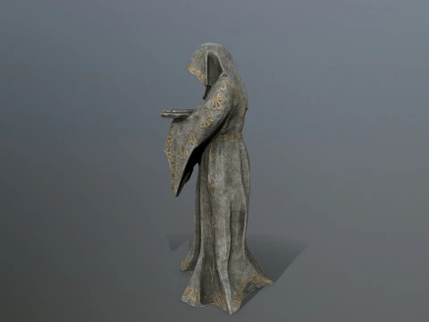 Woman Statue 3D Model