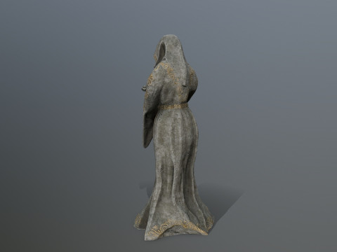 Woman Statue 3D Model