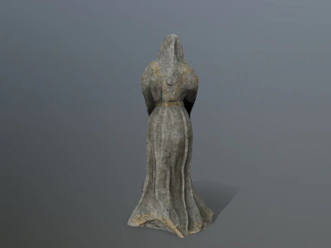 Woman Statue 3D Model