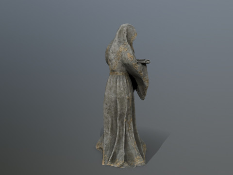 Woman Statue 3D Model