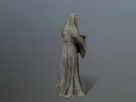 Woman Statue 3D Model