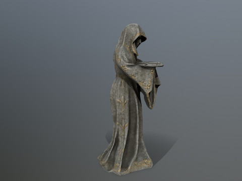 Woman Statue 3D Model