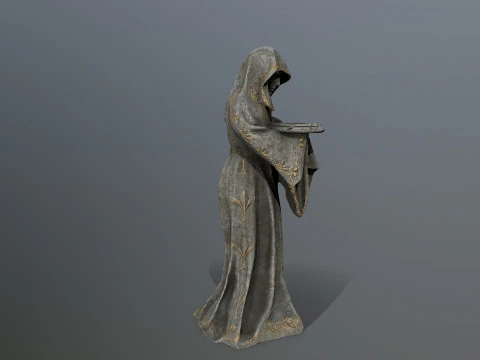 Woman Statue 3D Model