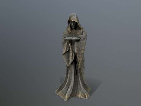 Woman Statue 3D Model