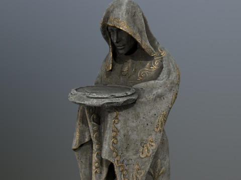 Woman Statue 3D Model
