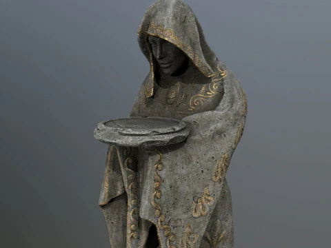 Woman Statue 3D Model