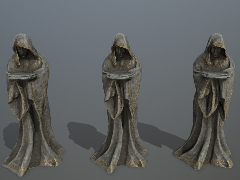 Woman Statue 3D Model