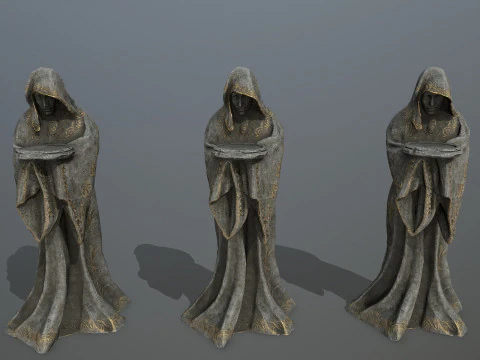 Woman Statue 3D Model