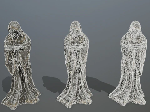 Woman Statue 3D Model