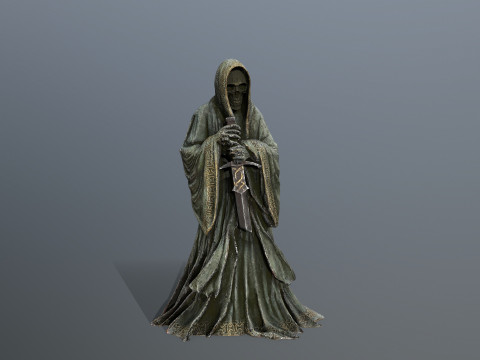 Dark statue Modèle 3D