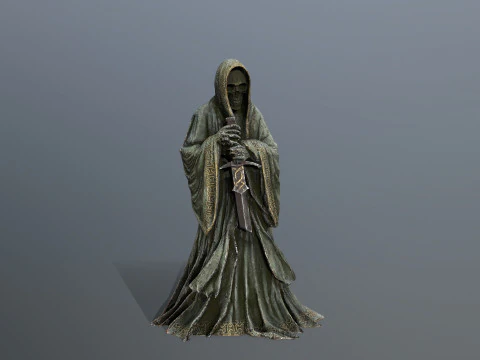 Ciemny posąg Model 3D