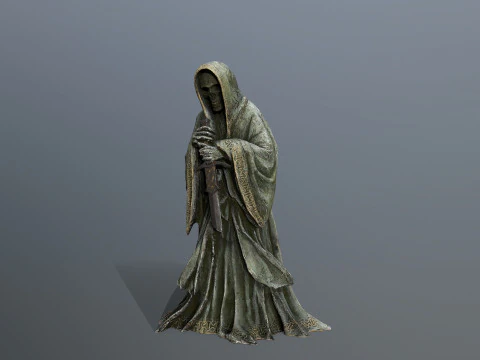 Ciemny posąg Model 3D