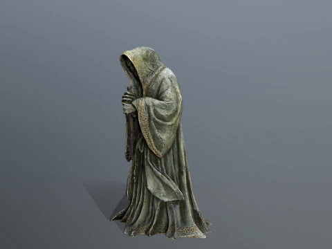 Ciemny posąg Model 3D