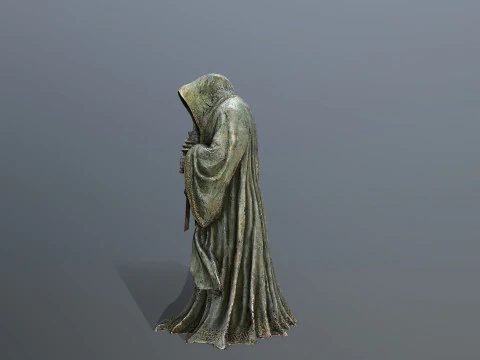 Ciemny posąg Model 3D