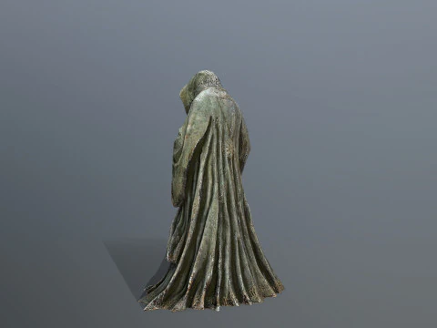 Ciemny posąg Model 3D