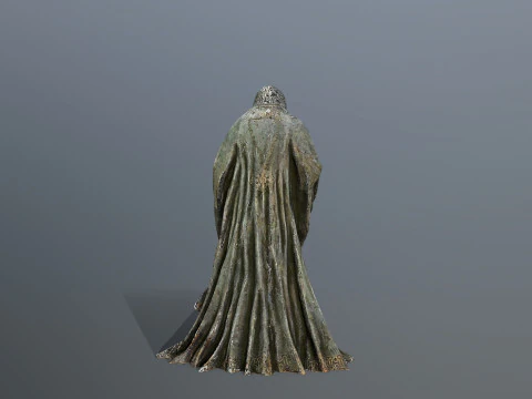 Ciemny posąg Model 3D