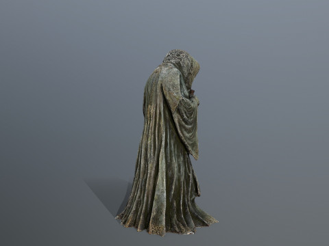 Dark statue Modèle 3D