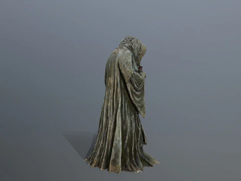 Ciemny posąg Model 3D