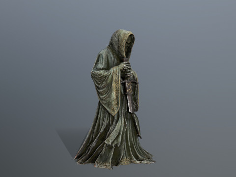 Dark statue Modèle 3D