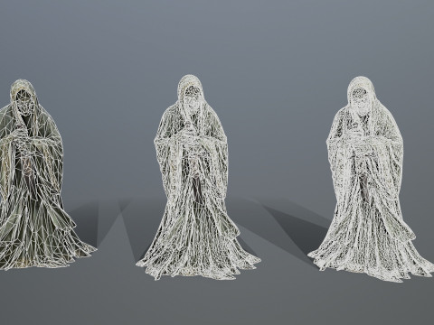 Dark statue Modèle 3D