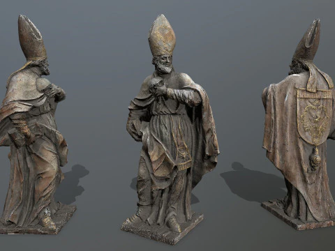 Mannstatue 3D Modell