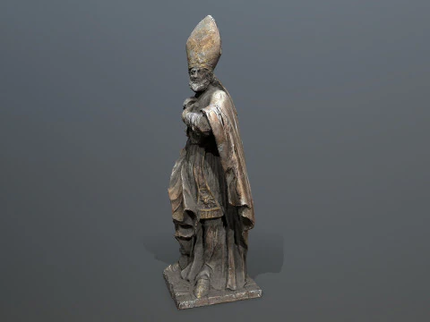 Man Statue 3D Model