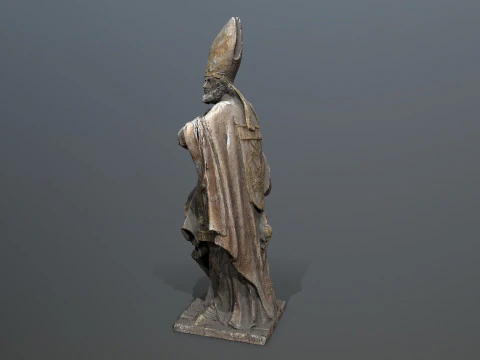 Man Statue 3D Model