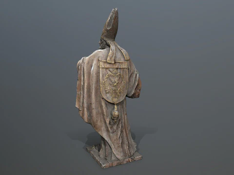 Man Statue 3D Model