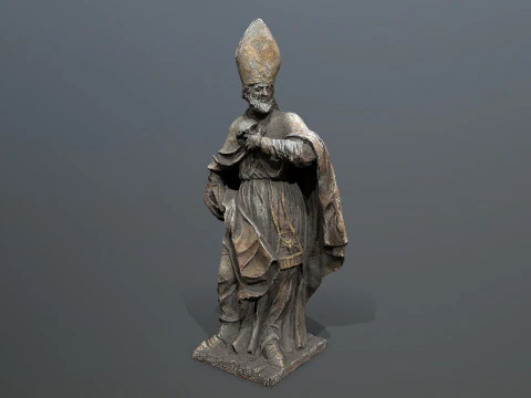 Man Statue 3D Model