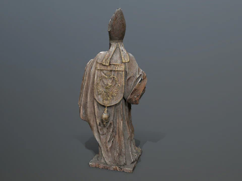 Man Statue 3D Model