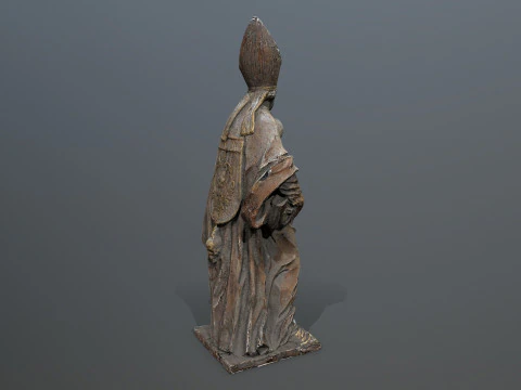 Man Statue 3D Model