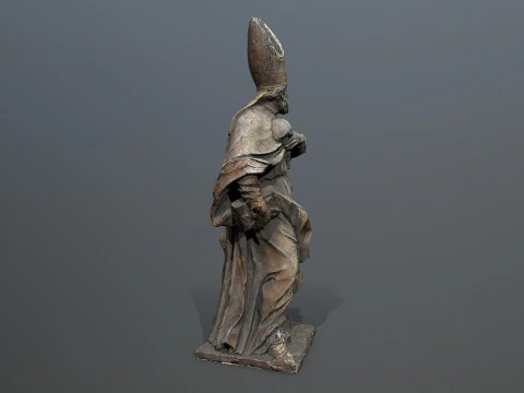Man Statue 3D Model
