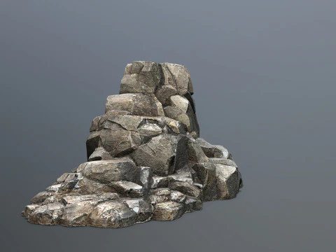 Cliff rocks 3D Model