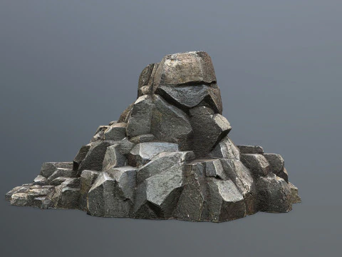 Cliff rocks 3D Model