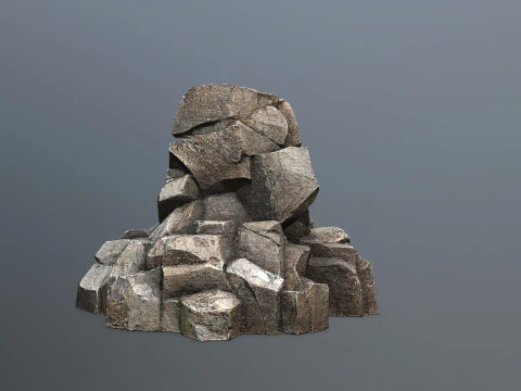 Cliff rocks 3D Model
